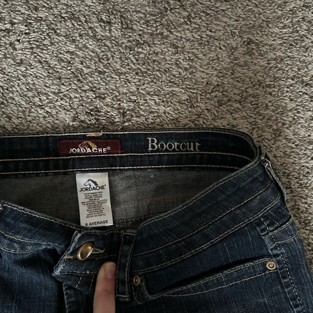 JORDACHE  Dark Blue Bootcut Jeans Women’s size 8 - Picture 7 of 7